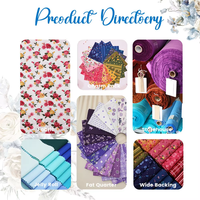 Tissu de patchwork non toxique imprimé pour la couture de vêtements, accessoires de quilting Jelly Roll, et décoration intérieure - Vente en gros