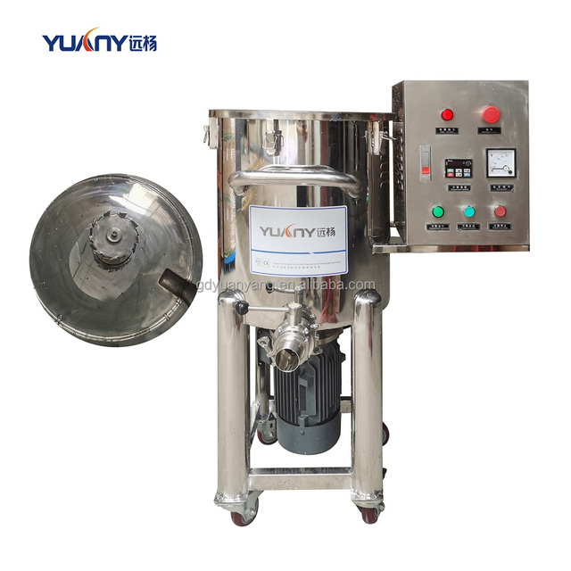 50L  Lift Homogenizer Paste Blending High Shear Mixer Disperser Industrial Liquid Mixer Mixing Tank Drum Mixer