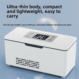 Mini Caja de Almacenamiento Portátil Recargable de Doble Uso con Pantalla Táctil para Coche y Hogar, con Puerto USB - Product Image 1