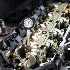 Outil de Test de pression de cylindre de moto automobile Kit de testeur de <span class=keywords><strong>Compression</strong></span> avec adaptateurs Test moteur à essence à gaz - Product Image 6
