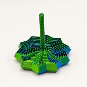 Tour spirale imprimée en 3D, jouet éducatif créatif pour enfants, tour de radis en plastique avec illusion stéréoscopique, jouet de décompression et de soulagement - Product Image 5