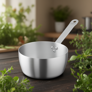 Pentola a cupola in alluminio da 1,5 litri con manico per cucinare - Product Image 3