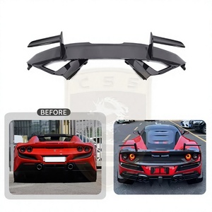 สปอยเลอร์หลังคาร์บอนไฟเบอร์คุณภาพสูงสไตล์ MSY เหมาะสำหรับ Ferrari F8 อะไหล่ตกแต่งรถยนต์ - Product Image 2