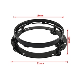 Base de Montaje para Faro Delantero Redondo Negro de 7 Pulgadas para Harley Davidson, Repuesto para Reparación - Product Image 3