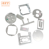 Support de cloison sèche à un seul groupe Montage sur plaque frontale Métal Acier Basse tension 1320 Boîtier électronique et d'instruments avec anneau de boue