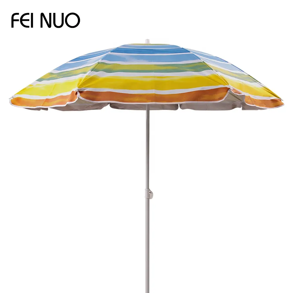 Parapluie de plage arc-en-ciel, résistant au vent, Protection anti-uv, Parasol, vente en gros