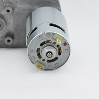 Moteur à engrenages CC 24V 36V à balais avec boîtier carré 60*96mm, arbre excentrique à découpe en D de 8mm, moteur électrique avec encodeur