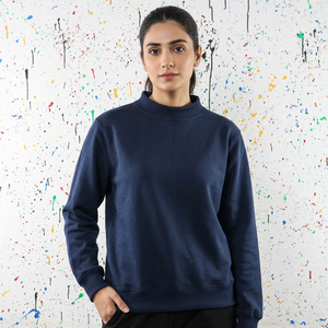 Sudadera con Capucha Azul Marino para Hombre, 100% Algodón, Secado Rápido, Transpirable, Hilos Finos, para Invierno - Product Image 1