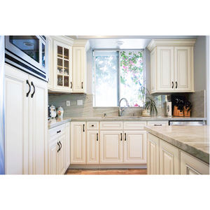 HS-CG1971 de L modular diseños en puerta con bandas gabinete de madera antiguo de la isla venta diseño de <span class=keywords><strong>cocina</strong></span> cocinas - Product Image 1