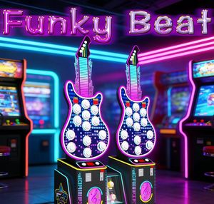 Máquina de Juego de Ritmo Musical Divertida - Equipo Arcade Operado con Monedas para 2 Jugadores - Product Image 2