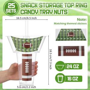แก้ว PET ใสแบบใช้<span class=keywords><strong>แล้ว</strong></span><span class=keywords><strong>ทิ้ง</strong></span> ขนาด 24 ออนซ์ 700 มล. 500 มล. ทรงสี่เหลี่ยมผนังเดียว พร้อมฝาปิด สำหรับน้ำผลไม้ ชานมไข่มุก และของว่าง - Product Image 2