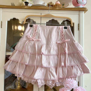 King Mcgreen Star Hot New <span class=keywords><strong>Sweet</strong></span> Lolita Tutu <span class=keywords><strong>Jupe</strong></span> pour Filles Harajuku Mignon Taille Haute Pantalon Jupes Taille Haute Doux - Product Image 3