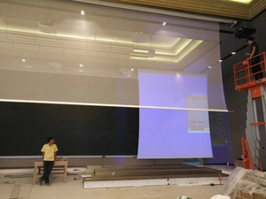 Large Seamless 3D <strong>Hologram</strong> Projection Mesh Screen Fireproof for Holo Gauze Screen Material High Visibility Optical <strong>Effect</strong> - Product Image 5
