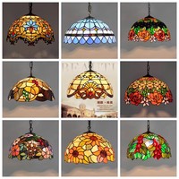 Luminaire suspendu en verre coloré rétro européen, luminaires suspendus pour salon, salle à manger, cuisine, chambre à coucher, entrée