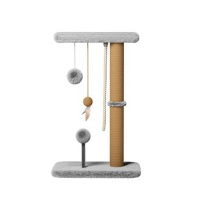 Árbol para gatos 3D pequeño, poste de escalada para gatos que no suelta pelo, juguete de madera para gatos, poste rascador para gatos de autoentretenimiento y relajación, para mascotas - Product Image 1