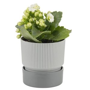 Ixora 9ถาดกระถางดอกไม้พลาสติกรีไซเคิลที่ทันสมัยสำหรับตกแต่งในร่มและกลางแจ้งสวนระเบียงลานบ้าน - Product Image 5