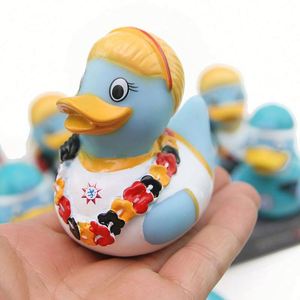Pvc Baby <b>Bath</b> Float Pinch Called Sound Children's Playing Beach Toy Skateboard Duck - Product Image 2