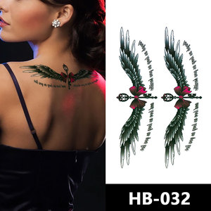Tatuaje Temporal de Moda <span class=keywords><strong>para</strong></span> Rostro y Cuerpo, Sexy, a Todo Color, de Media Manga, Resistente al Agua, Producción Personalizada de Fábrica al por Mayor - Product Image 6