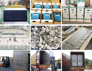 3000W 5000W nhà Đèn năng lượng mặt trời nhà năng lượng mặt trời Powered Máy phát điện với tấm - Product Image 6