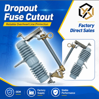 Disjoncteur fusible de déconnexion 11KV 24KV 33KV 35KV, équipement de ligne, raccords, accessoires électriques, disjoncteur fusible en porcelaine 630A