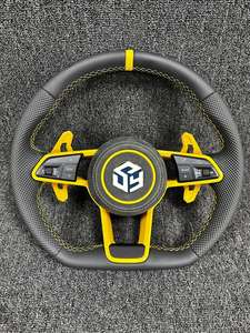 Volant <span class=keywords><strong>sport</strong></span> en cuir avec palettes de commande pour Volkswagen R <span class=keywords><strong>Line</strong></span> Golf Lingdu Magotan Sagitar Lavida Bora Pa - Product Image 6