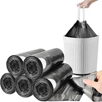 SUNHO Bio – sacs poubelles en plastique jetables à cordon de tirage, sac de déchets de maison 5 13 30 39 gallons