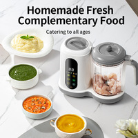 Vaporisateur d'aliments multifonction Baby Robot, machine à préparer des compléments alimentaires, cuiseur vapeur, mixeur, broyeur, mixeur portable