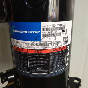Nhiệt độ thấp copeland máy nén ZF15K4E-TF5-931 ZF15K4E-TF5-961 ZF15K4E-TF5-550 ZF15KQE-TFD-5L0 5l1 551 ZF15K4E-TFD-551 - Product Image 3