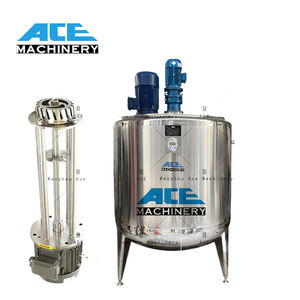 Tanque Mezclador Eléctrico de Acero Inoxidable de 200, 500 y 1000 Litros con Agitador de Alta Velocidad para la Elaboración de Jarabe de Azúcar, Dulces y Chocolate - Product Image 5