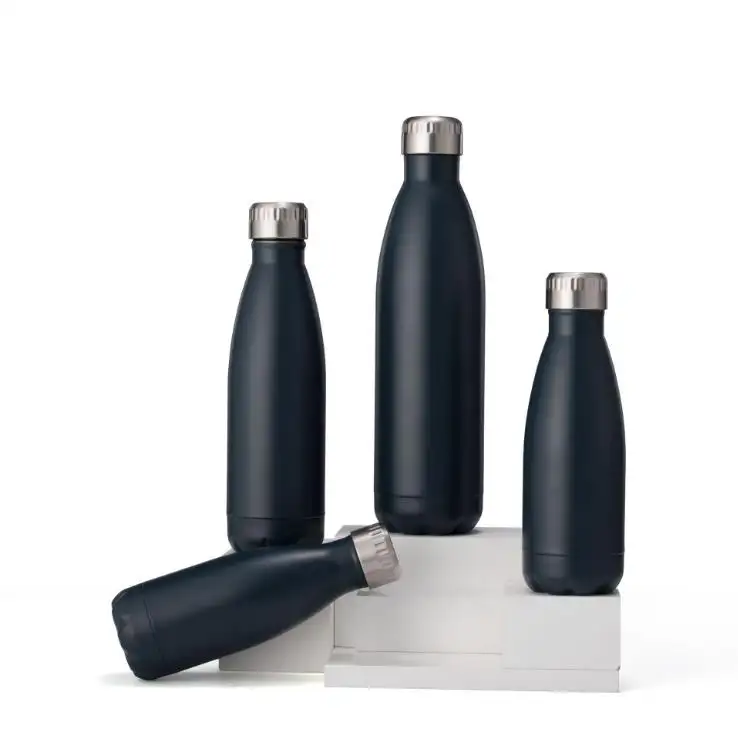 Outdoor Vacuum Thermal Insulation Bottle Double Wall Stainless Steel Sports Travel Water Bottle