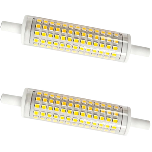 Ceramic Dimmable <strong>LED</strong> <strong>R7S</strong> Corn Lamp Light Corn Bulb 118mm 15W <strong>78mm</strong> <strong>10W</strong> Replace J118 Metal Halide Dimming Transparent PC Lampshade - Product Image 4