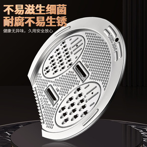 Stainless Steel <b>Vegetable</b> <b>Cutter</b> <b>Multi</b> <b>Function</b> Kitchen Drainer Rice Washing Basin Fruit <b>Vegetable</b> Slicer Shredder - Product Image 3