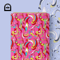 Tissu en coton floral Topoints pour robes, impression numérique, motifs personnalisés AAU