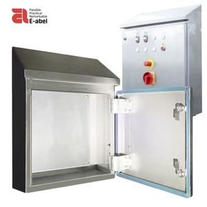 Eabel tùy chỉnh vệ sinh NEMA 4X IP65 500x400x300 SUS 316 thép không gỉ Thùng chống thấm nước hộp điều khiển Tủ phân phối - Product Image 4