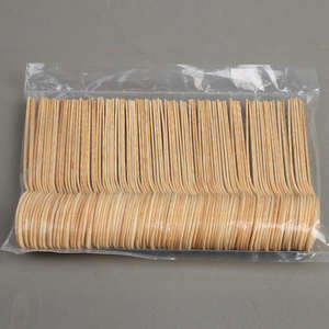 Juego <span class=keywords><strong>de</strong></span> Utensilios Desechables <span class=keywords><strong>de</strong></span> Bambú Ecológico Premium, Personalizado, <span class=keywords><strong>de</strong></span> Grado Alimenticio, Biodegradable, para Catering Internacional, Venta al por Mayor en Supermercados - Product Image 4