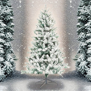 Roter LED Fernbedienungs-Tischkristallbaum 5 Meter Montierbarer <span class=keywords><strong>Balsa</strong></span> Natürlicher Fichten- und Kiefern-Look Rotierender 300cm Weihnachtsbaum mit Beleuchtung Inklusive - Product Image 2