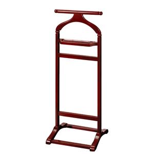 Perchero de madera para sala de estar de Hotel de alta calidad, perchero para traje de pie, Perchero de madera roja - Product Image 1