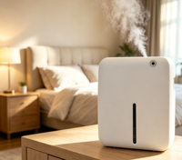 Diffuseur Anhydre à Double Fluide, Contrôle Bluetooth, Doté d'un Ventilateur Puissant Intégré pour une Diffusion Rapide, Durée de Fonctionnement Réglable