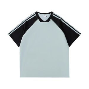 Nouveautés des fabricants de <span class=keywords><strong>v</strong></span>êtements <span class=keywords><strong>T</strong></span>-<span class=keywords><strong>shirt</strong></span> à manches courtes à <span class=keywords><strong>col</strong></span> en <span class=keywords><strong>V</strong></span> d'é<span class=keywords><strong>t</strong></span>é de haute qualité de 260 grammes - Product Image 3