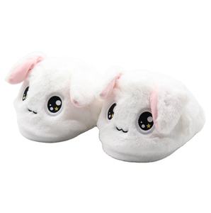 Regalo di natale peloso peluche orsacchiotto adulto pantofola <span class=keywords><strong>casa</strong></span> orecchie mobili pantofole per donne ragazze - Product Image 2