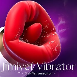 Vibratore succhiante a forma di bocca 10 leccatura della lingua 3 succhiare i capezzoli Anal Clit Sucker G punti vibratori stimolatore clitorideo giocattoli sessuali - Product Image 5