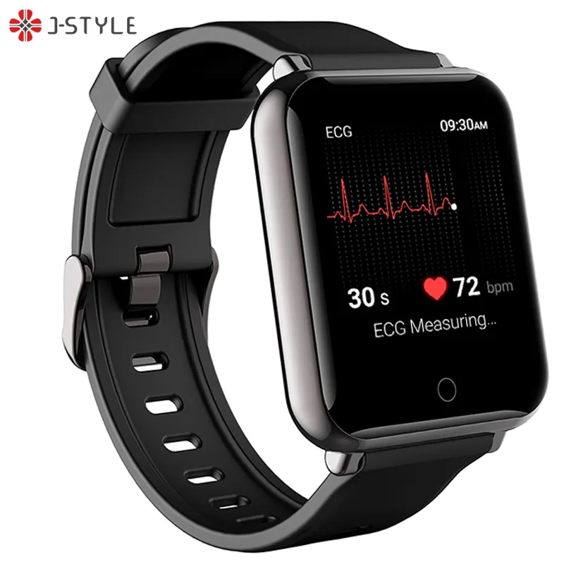 Drop Shipping 2025E Blood Pressure Bluetooth Sensor Temperature Custom Smart Watch with ECG High Quality Oxygen Smartwatch