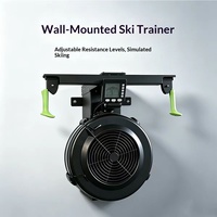 Rameur mural pliable peu encombrant pour la maison – Appareil de fitness d'intérieur pour l'entraînement à la rame