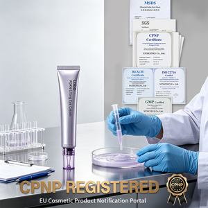 Crema Contorno de Ojos con Péptidos Reafirmantes y Ceramidas PDRN con Vitamina C, Marca Coreana de Cosméticos de Marca Privada, 30 ml, Registrada en CPNP - Product Image 3
