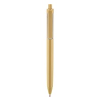 Aili Stylos gel personnalisés, stylos à encre noire de 0.5mm stylos d'écriture lisse à pointe fine avec pince à médaille, stylos rétractables