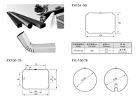 Machine de formage de tuyaux métalliques ronds entièrement automatique pour la production de gouttières, rouleaux en acier GCr15/aluminium pour les développeurs de bâtiments