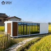 Cabine en bois préfabriquée Apple, maison modulaire miniature, villa, complexe hôtelier, glamping, Airbnb, lodge de jardin, cabine, unité de vie en plein air, retraite écologique
