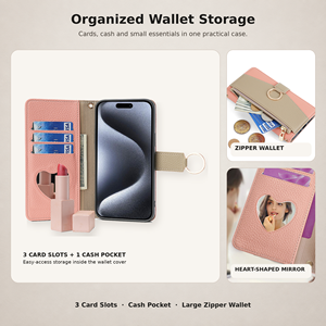 Funda de Cuero de Lujo con Correa Cruzada para iPhone 18 Pro Max, para Mujer, Compatible con iPhone 17, 16, 15 Pro, 14, 13, 12, 11 Max, Tipo Libro - Product Image 2