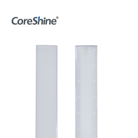 Rail lumineux linéaire LED 4 fils 3 circuits 60W dimmable pour éclairage commercial de magasin