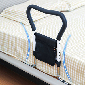 Barandilla Plegable de Acero Inoxidable de Alta Gama <span class=keywords><strong>para</strong></span> Camas de Hospital y Cuidado en el Hogar - Product Image 3